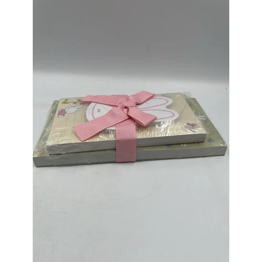 Miffy Flowers 2 List Pads 1 Sticky Note Pad 1 Black Ink Gel Pen Gift Set Sealed